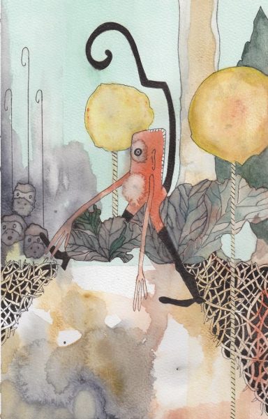 Untitled#4 faceless monkey